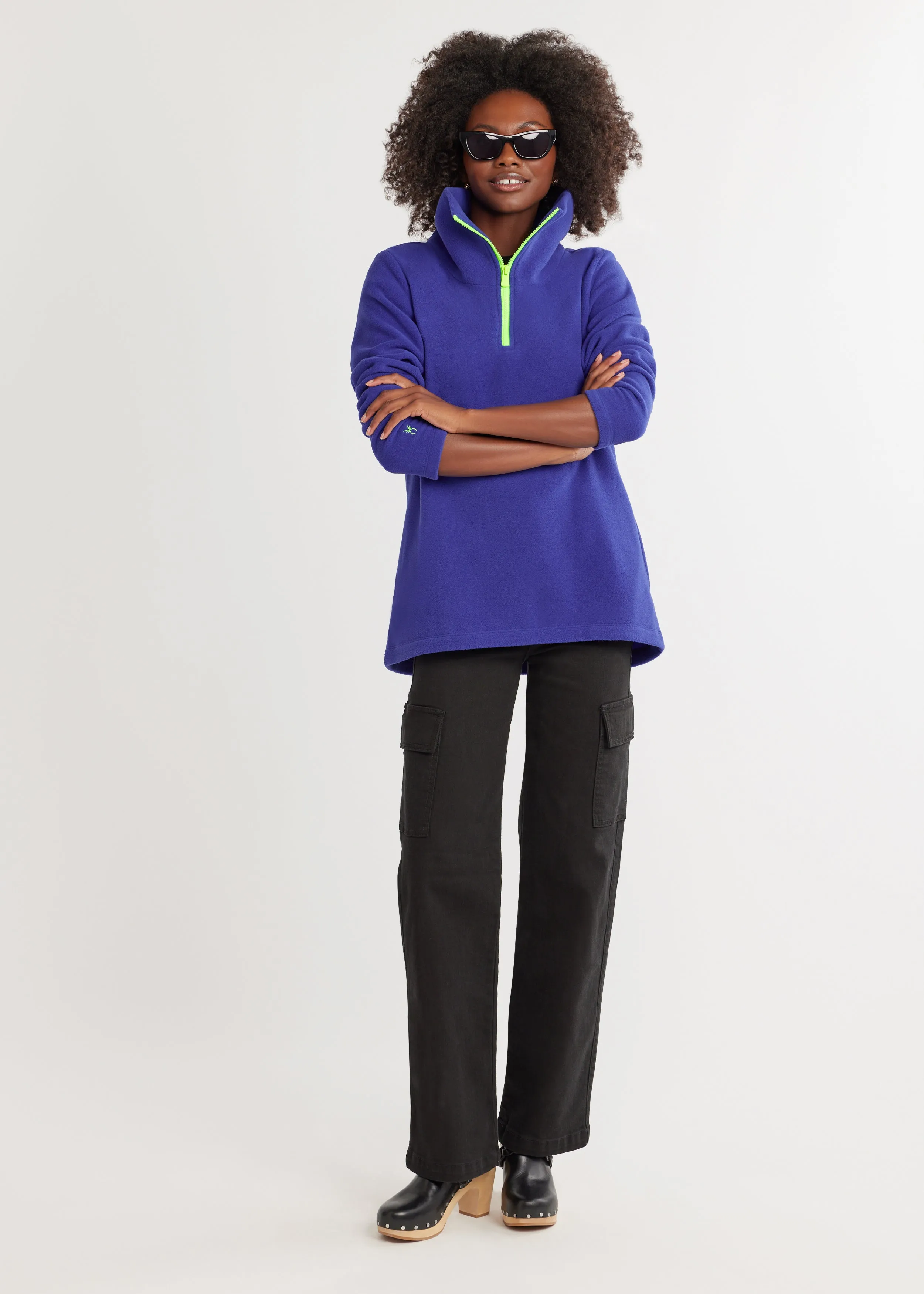 Prospect Pullover in Vello Fleece (Cobalt) sold by Dudley Stephens product image thumbnail 2