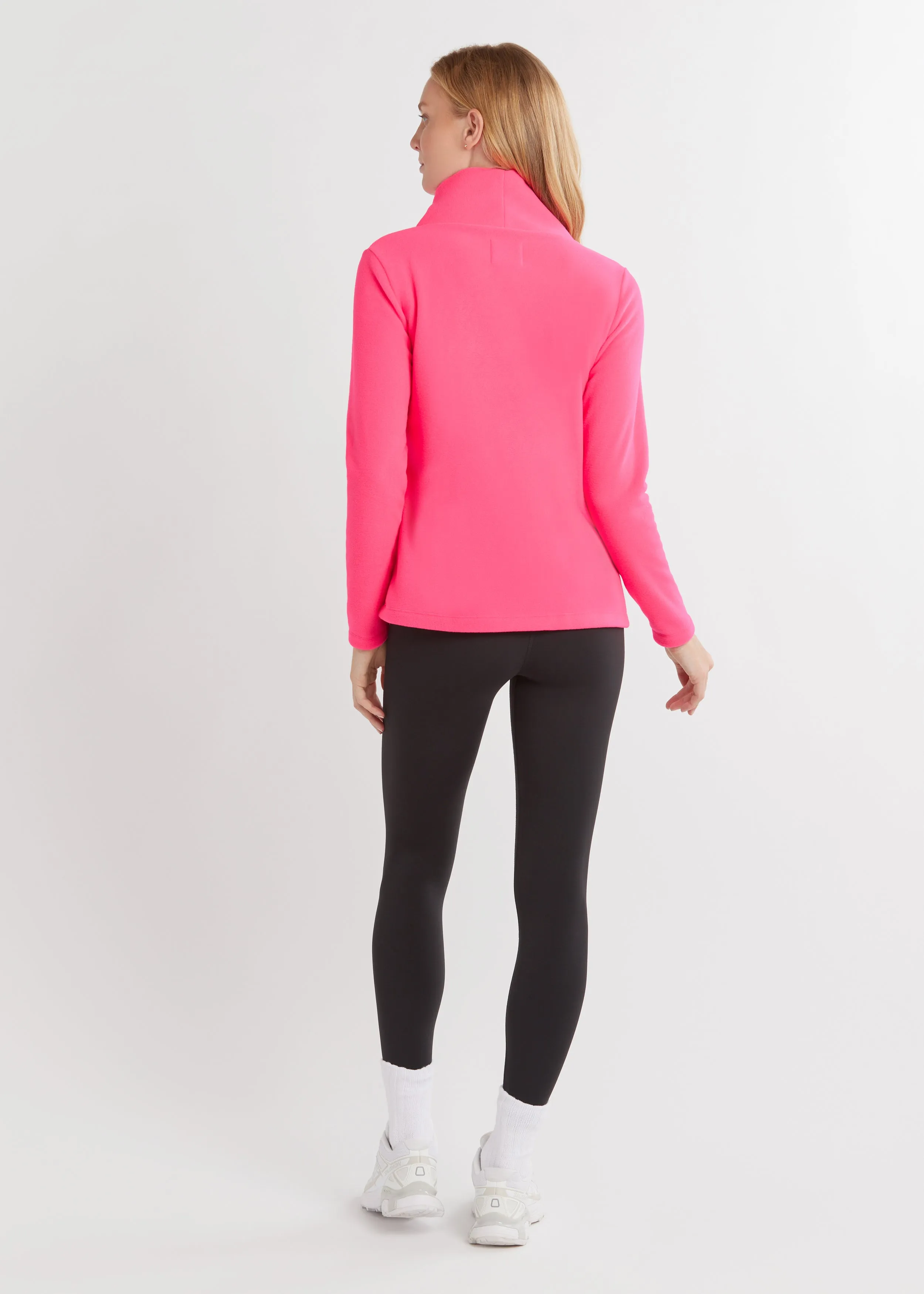 Greenpoint Turtleneck in Vello Fleece (Neon Pink) sold by Dudley Stephens product image thumbnail 4
