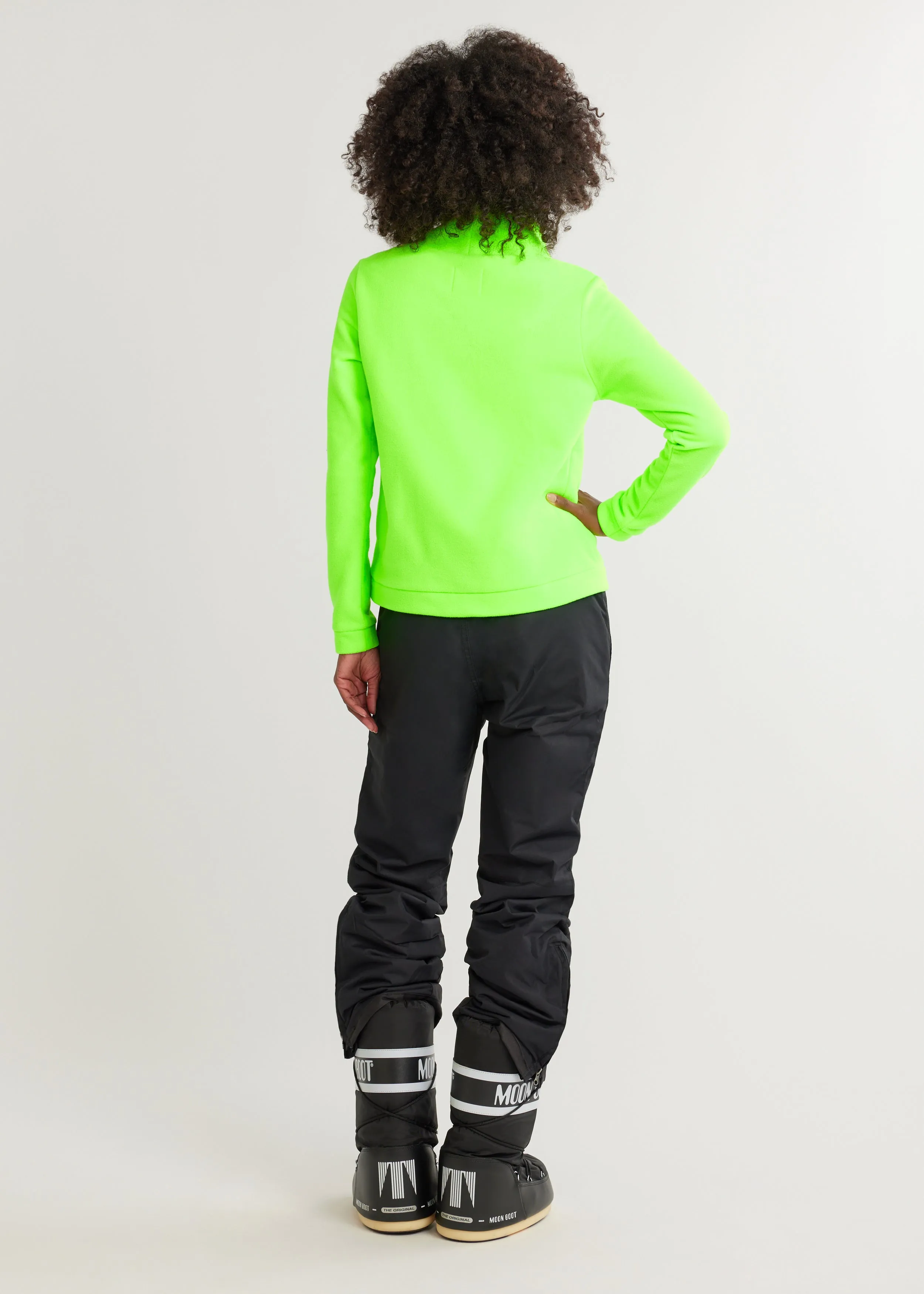 Park Slope Turtleneck in Vello Fleece (Dudley Green) sold by Dudley Stephens product image thumbnail 4