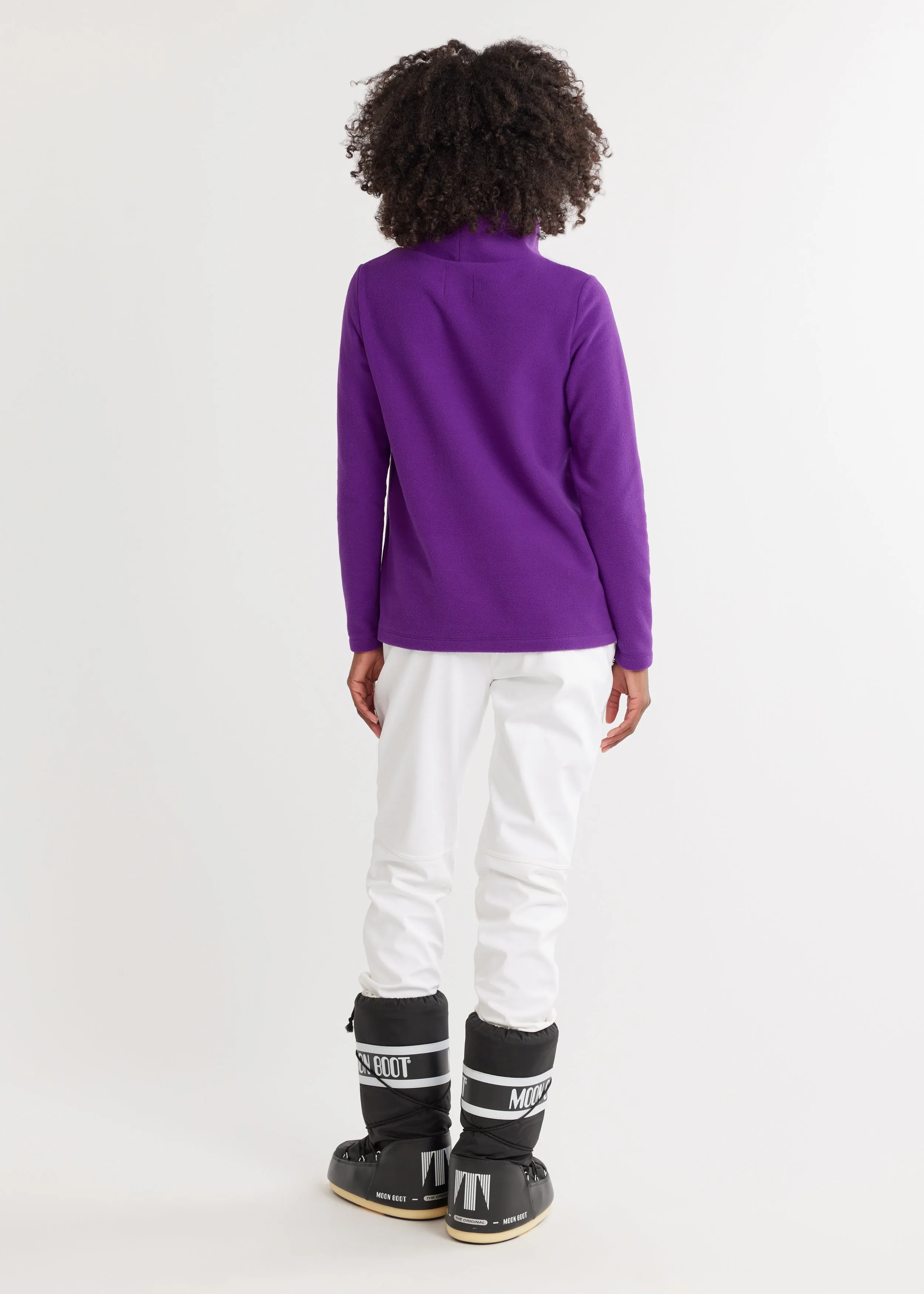Greenpoint Turtleneck in Vello Fleece (Purple) sold by Dudley Stephens product image thumbnail 4