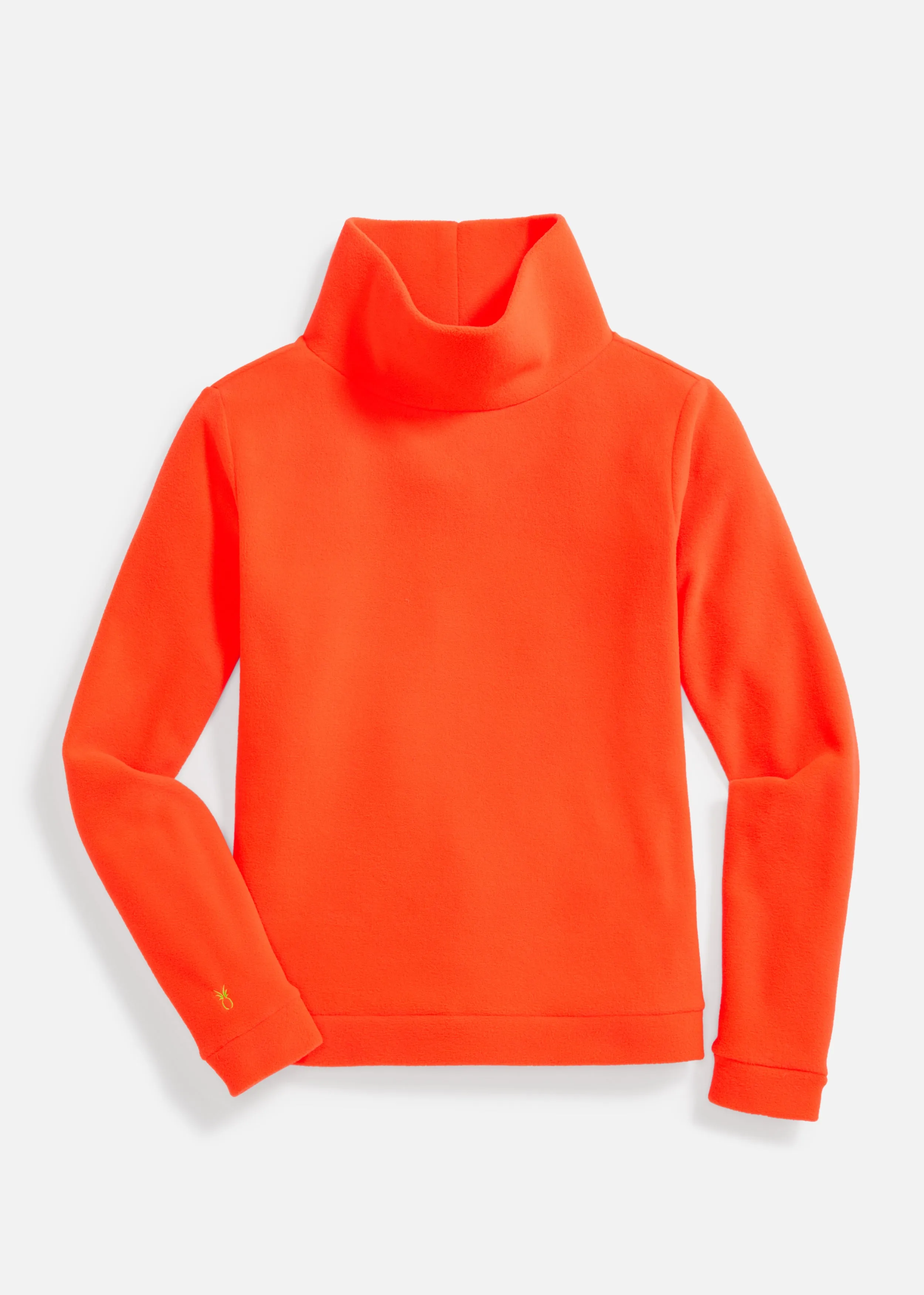 Park Slope Turtleneck in Vello Fleece (Neon Orange) sold by Dudley Stephens product image thumbnail 5