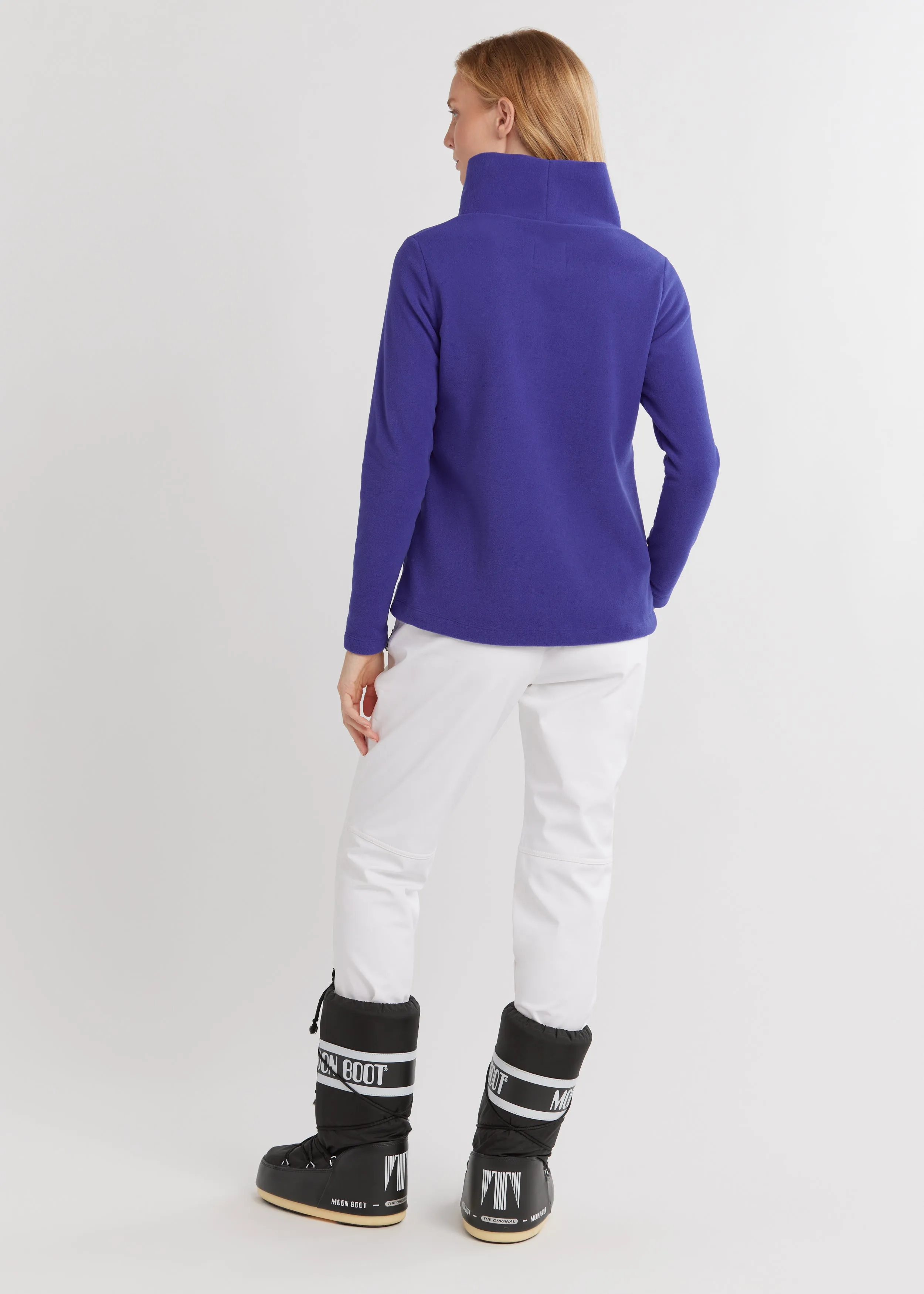 Greenpoint Turtleneck in Vello Fleece (Cobalt) sold by Dudley Stephens product image thumbnail 4