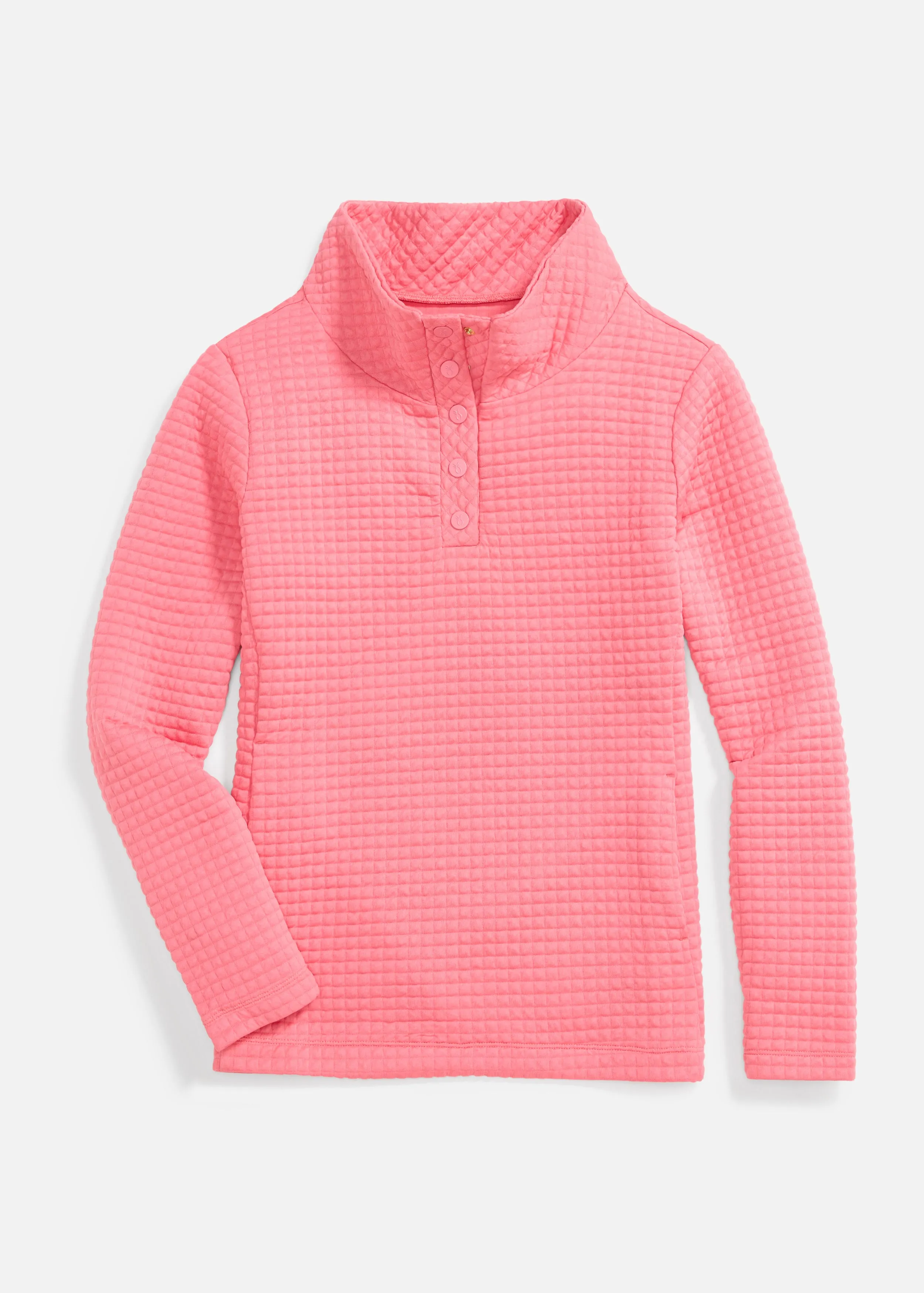 Perry Street Pullover in Waffle (Pink Lemonade) sold by Dudley Stephens product image thumbnail 4