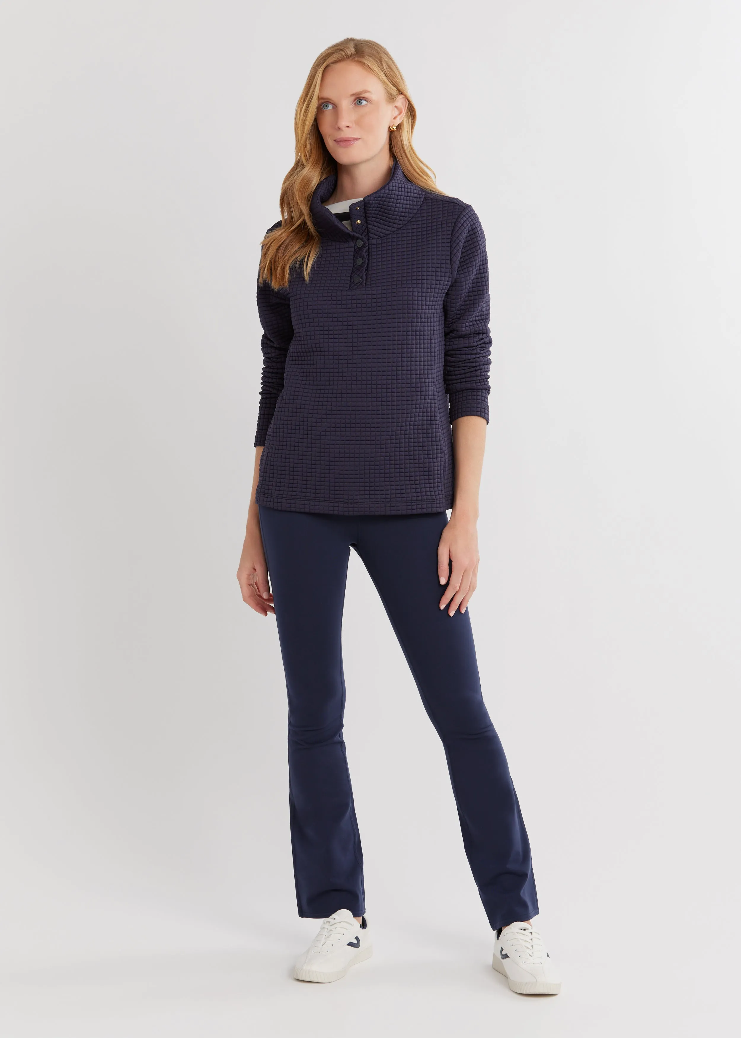 Perry Street Pullover in Waffle (Navy) sold by Dudley Stephens product image thumbnail 3