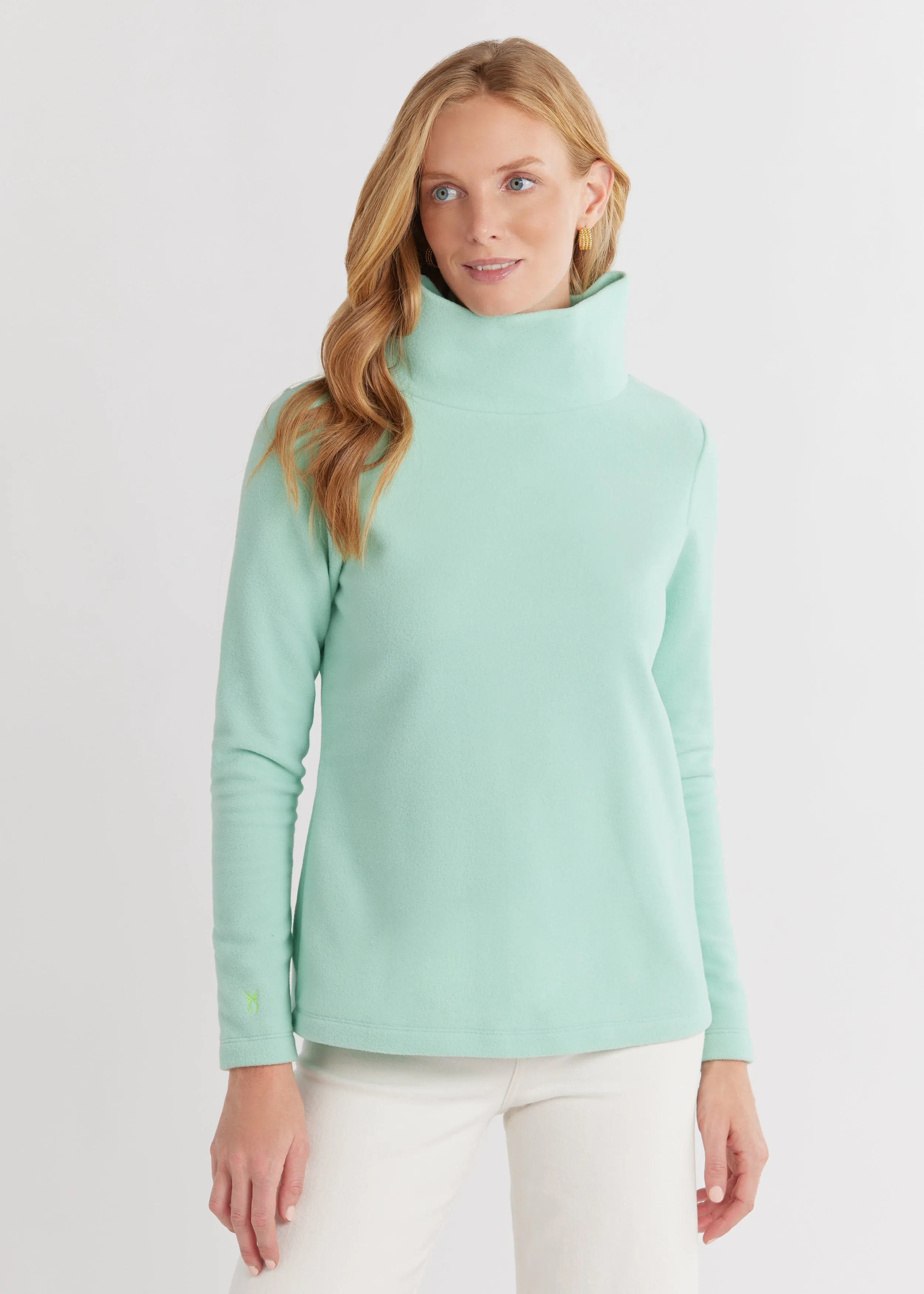 Greenpoint Turtleneck in Vello Fleece (Bundles of Joy) sold by Dudley Stephens
