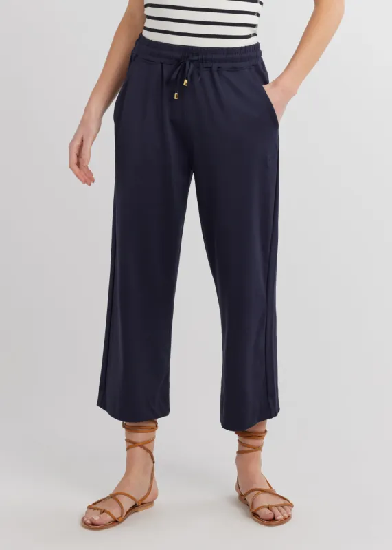 Palisades Pant in Repreve® Stretch (Navy) sold by Dudley Stephens