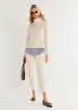 Park Slope Turtleneck in Terry Fleece (Cream) sold by Dudley Stephens