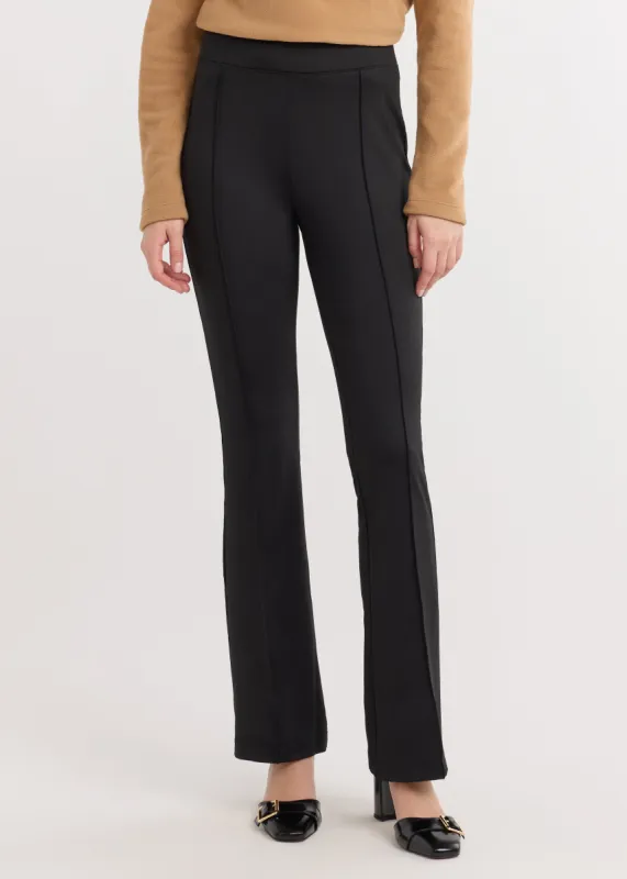Melrose Pant in Heavy Weight Luxe Stretch (Black) sold by Dudley Stephens