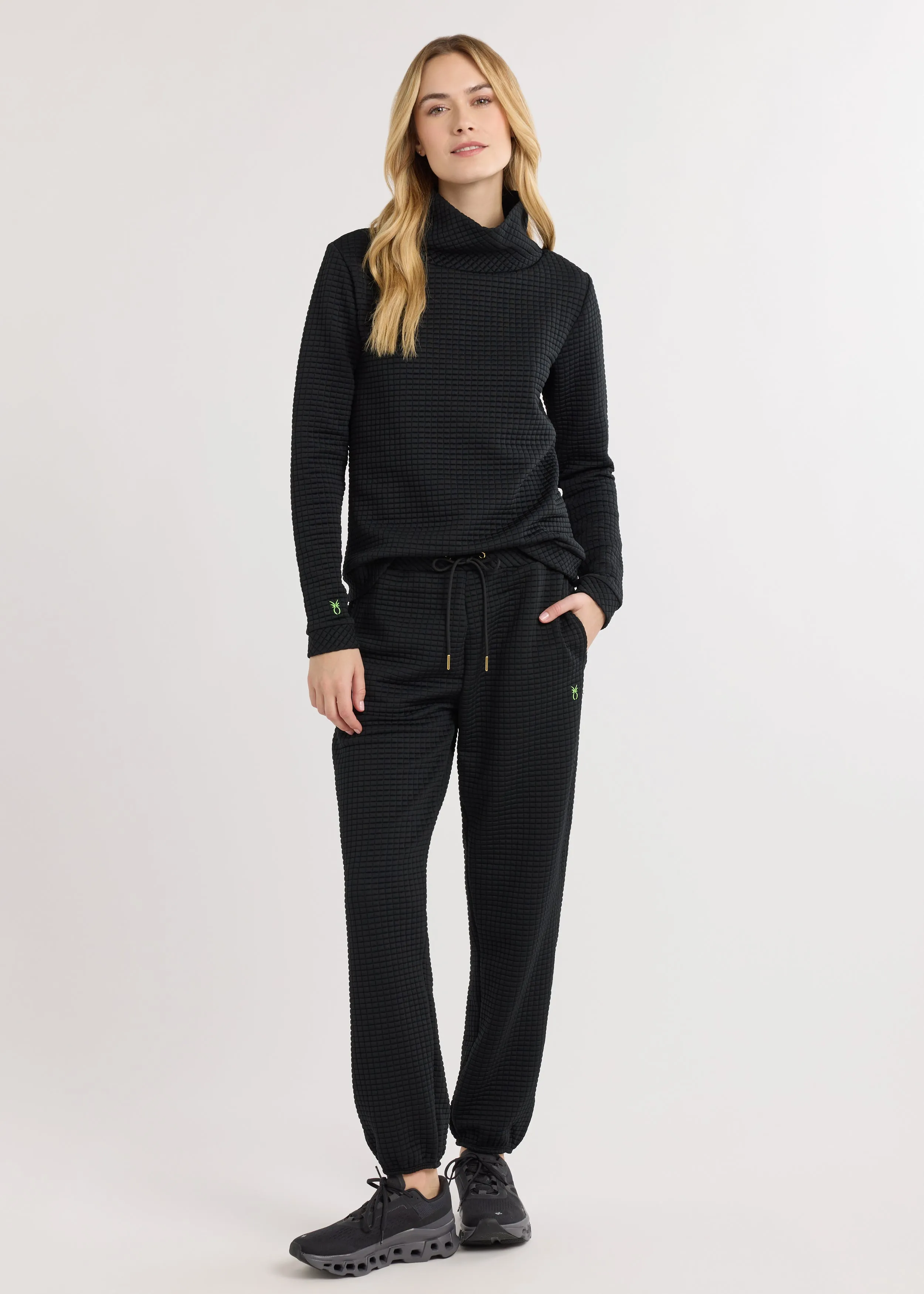 Twilight Joggers in Waffle (Black) sold by Dudley Stephens product image thumbnail 2