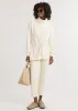 Lena Tunic in Waffle (Cream) sold by Dudley Stephens