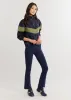 Madeline Pullover in Power Stretch (Navy/Army Green) sold by Dudley Stephens