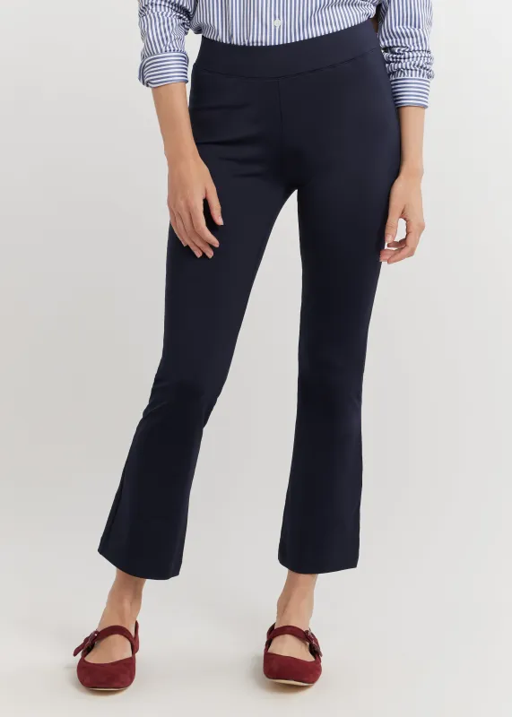 Palm Bay Pant in Luxe Stretch (Navy) sold by Dudley Stephens