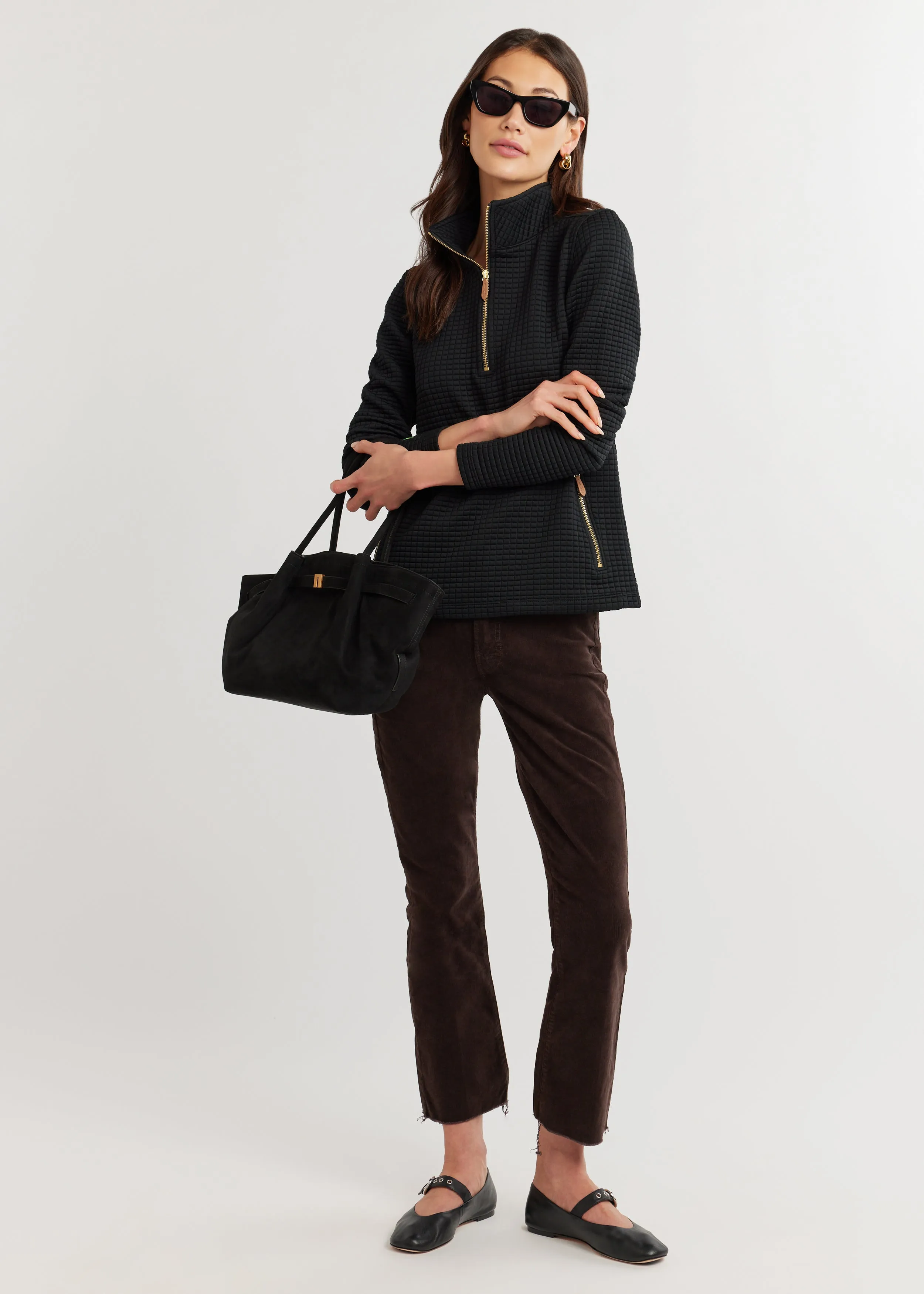 Smith Point Pullover in Waffle (Black) sold by Dudley Stephens product image thumbnail 2