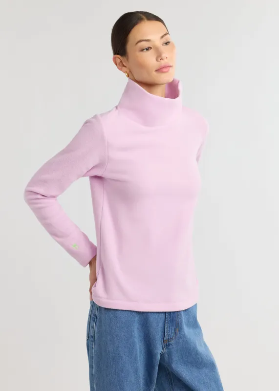 Greenpoint Turtleneck in Vello Fleece (Orchid Bouquet) sold by Dudley Stephens