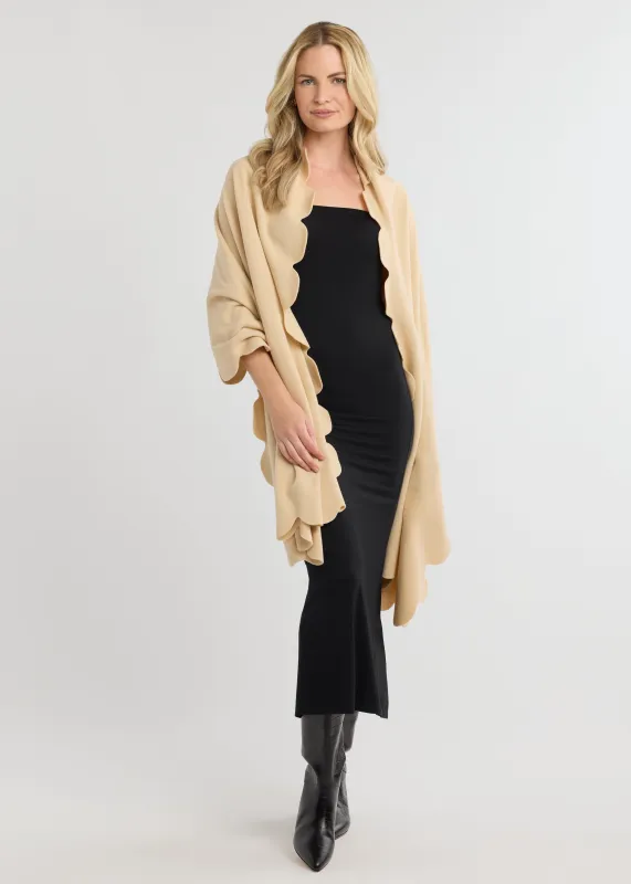 Five Mile River Scarf in Vello Fleece (Hazelnut) sold by Dudley Stephens