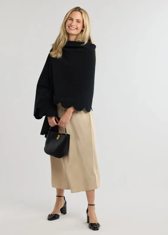 Five Mile River Scarf in Vello Fleece (Black) sold by Dudley Stephens