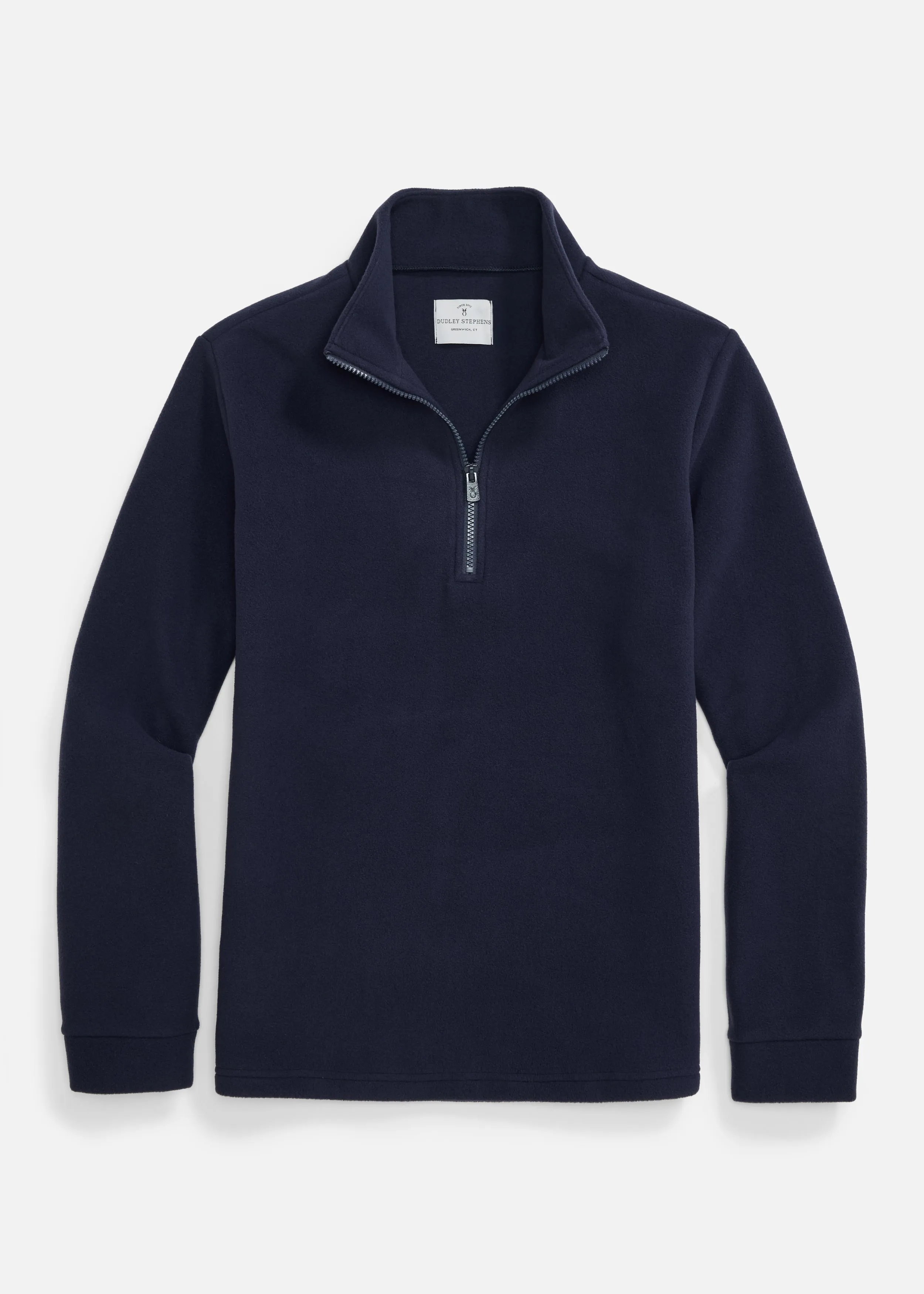 Men's Duffield Pullover in Vello Fleece (Navy) sold by Dudley Stephens