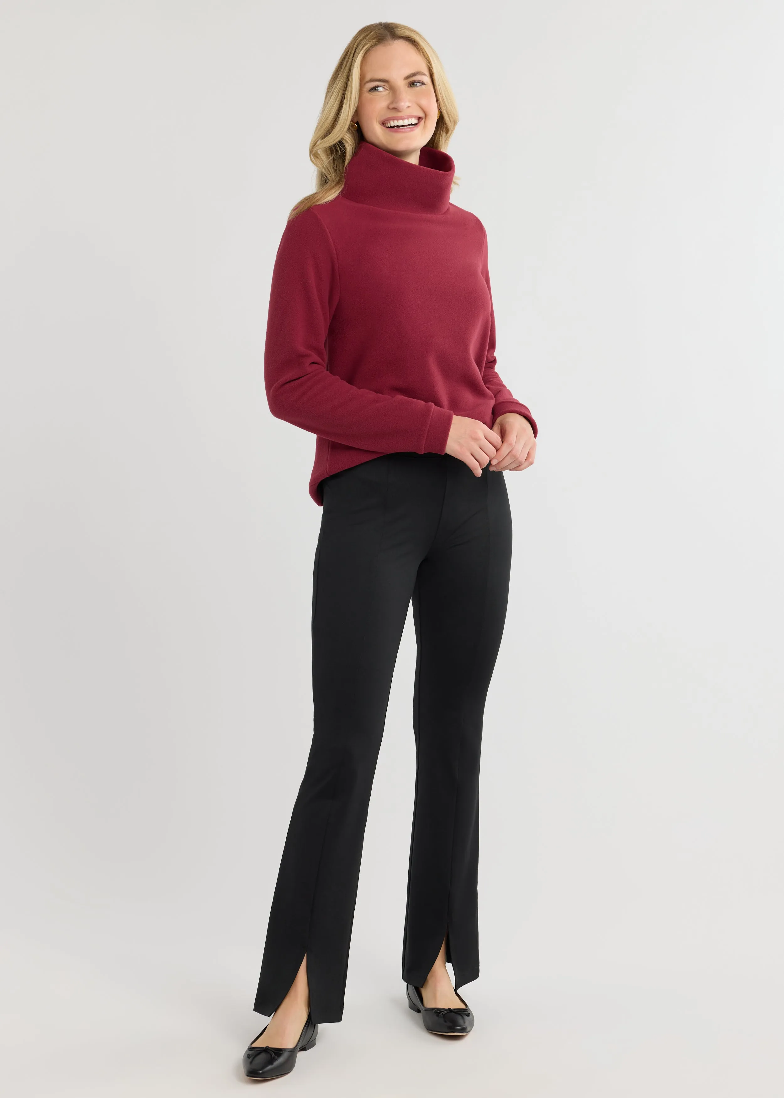 Melbourne Pant in Luxe Stretch (Black) sold by Dudley Stephens product image thumbnail 2