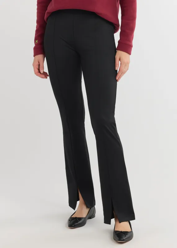 Melbourne Pant in Luxe Stretch (Black) sold by Dudley Stephens