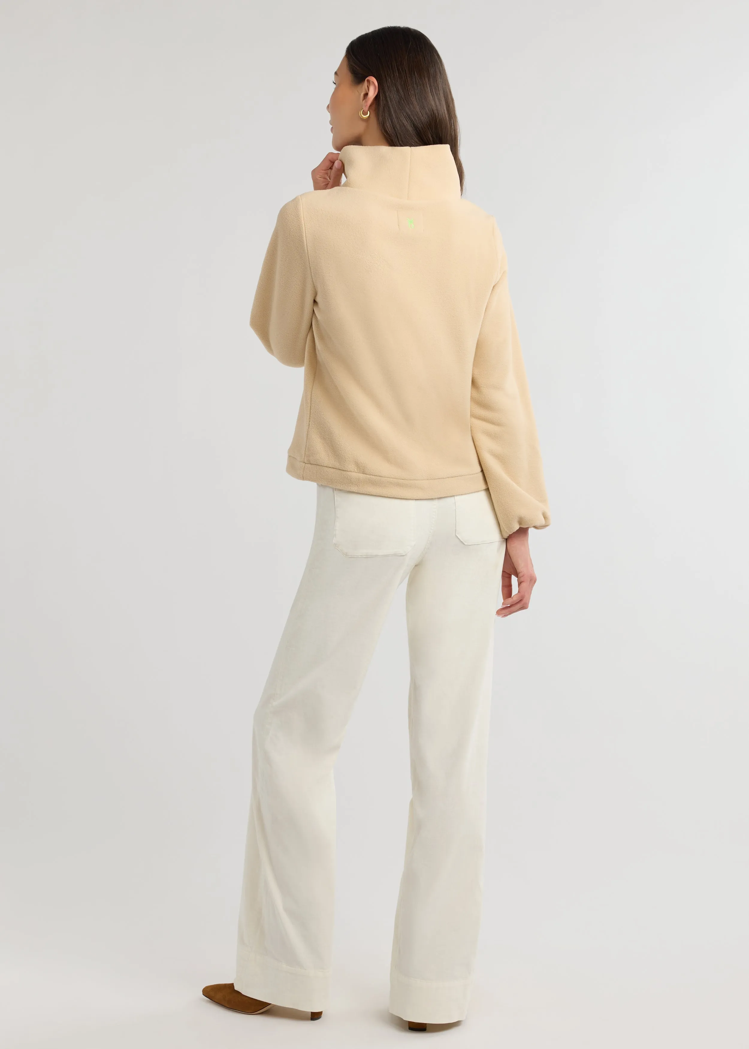 Grace Street Turtleneck in Vello Fleece (Hazelnut) sold by Dudley Stephens product image thumbnail 4