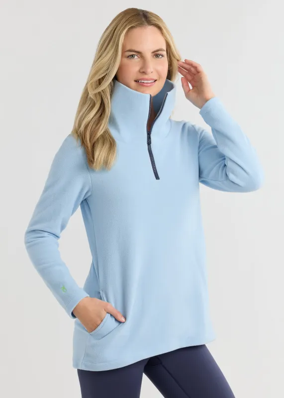 Prospect Pullover in Vello Fleece (Ice Blue) sold by Dudley Stephens