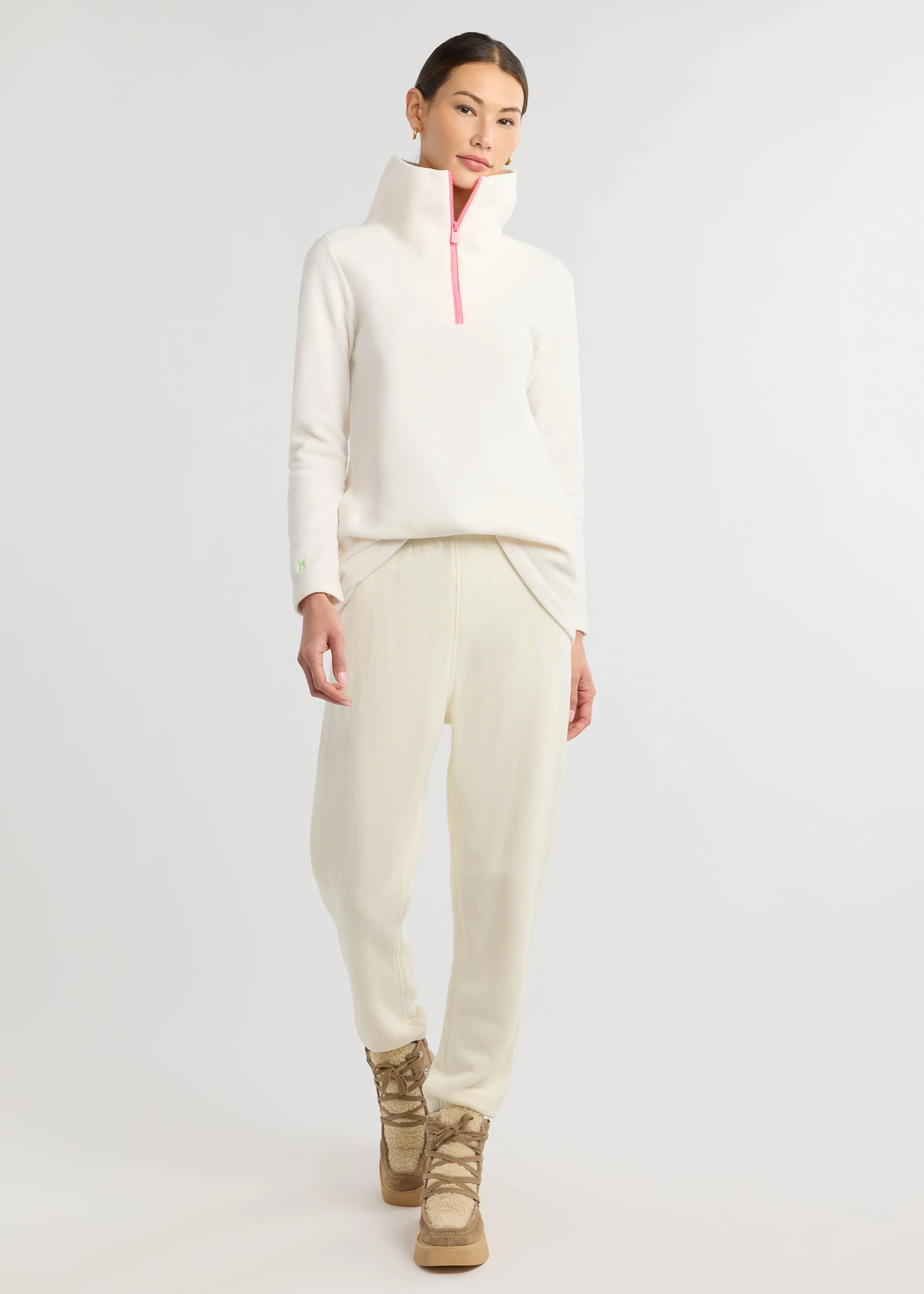 Prospect Pullover in Vello Fleece (Cream) sold by Dudley Stephens product image thumbnail 3