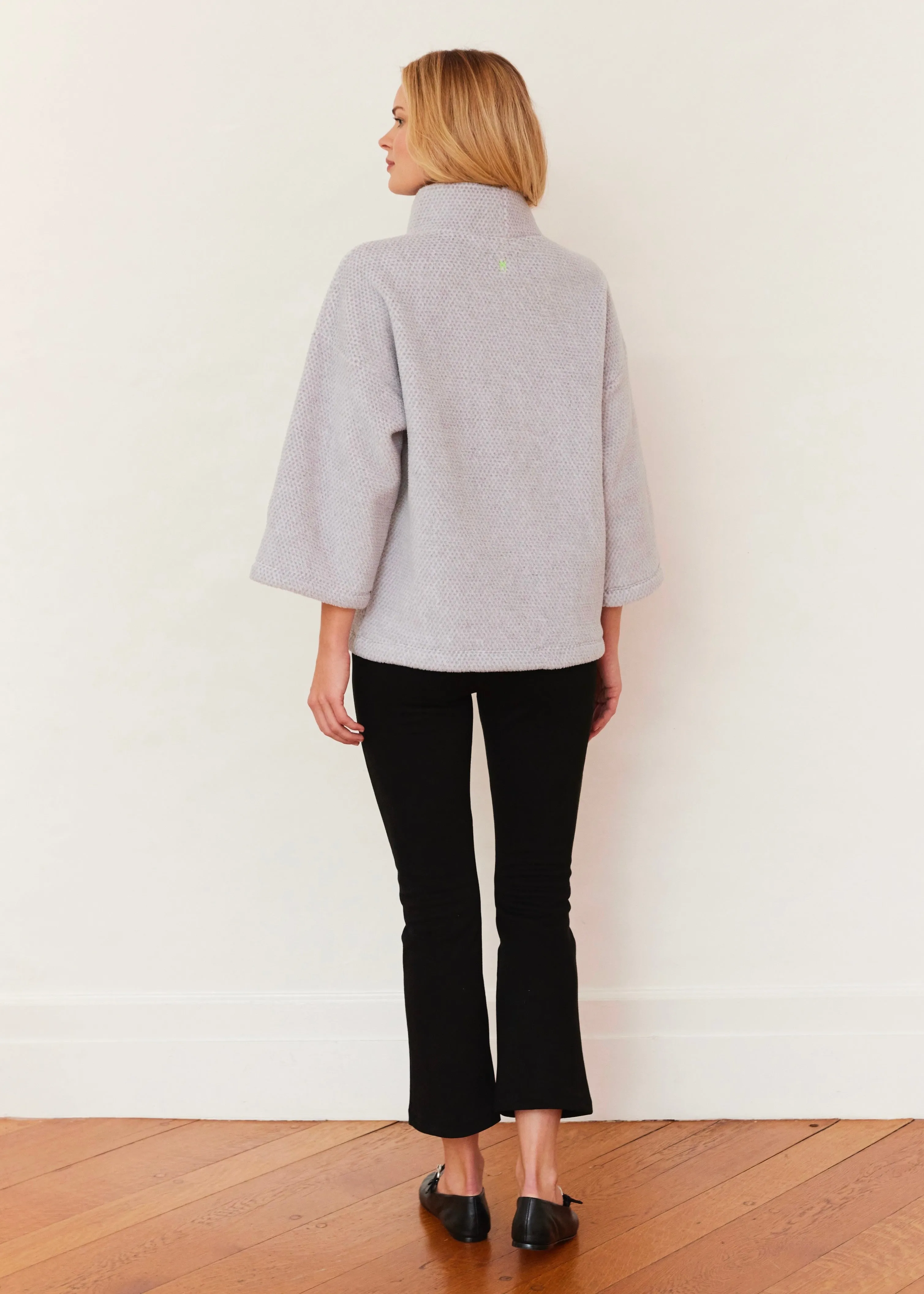 Avenue Poncho in Sherpa Fleece (Heather Grey) sold by Dudley Stephens product image thumbnail 4