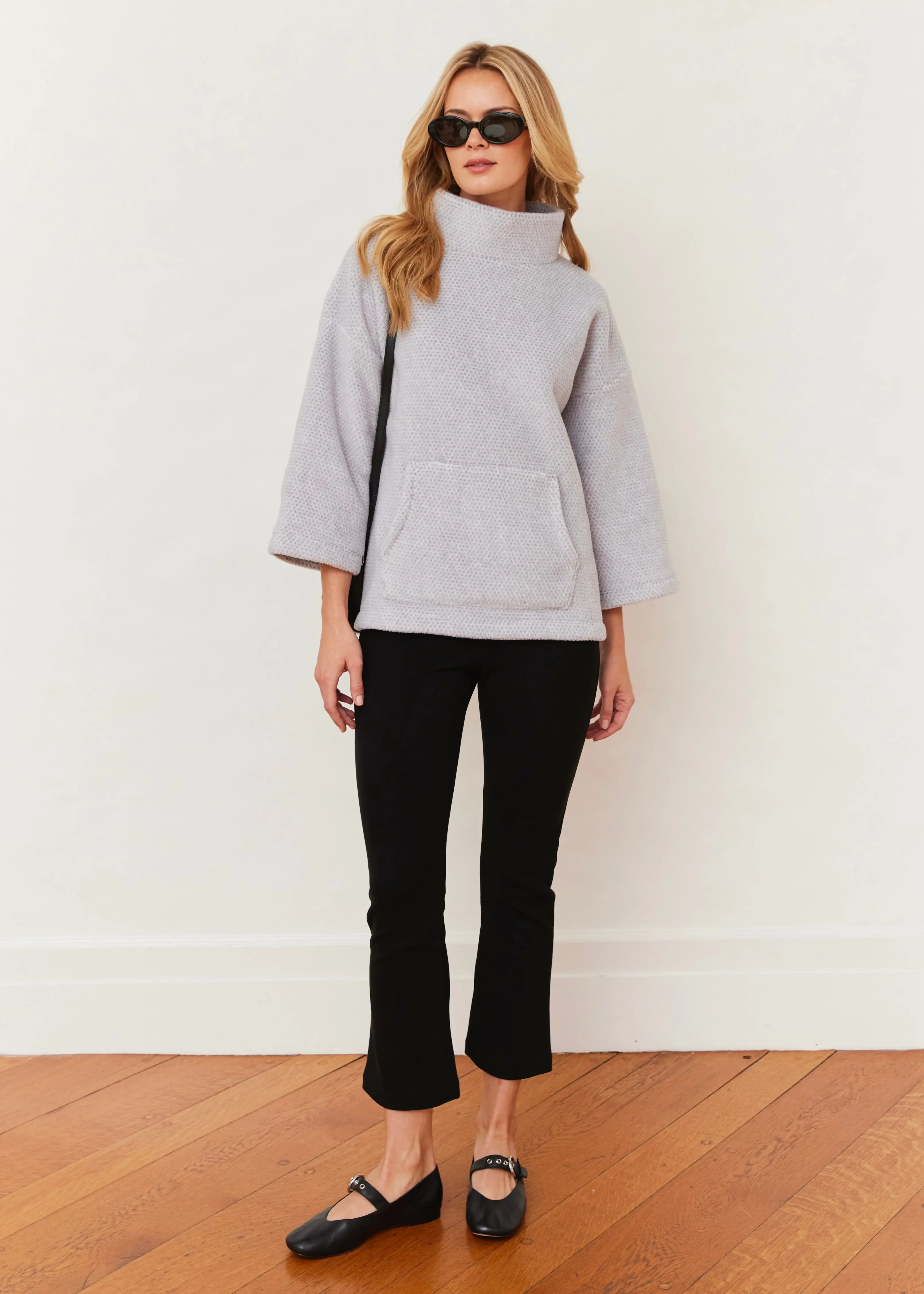 Avenue Poncho in Sherpa Fleece (Heather Grey) sold by Dudley Stephens product image thumbnail 3
