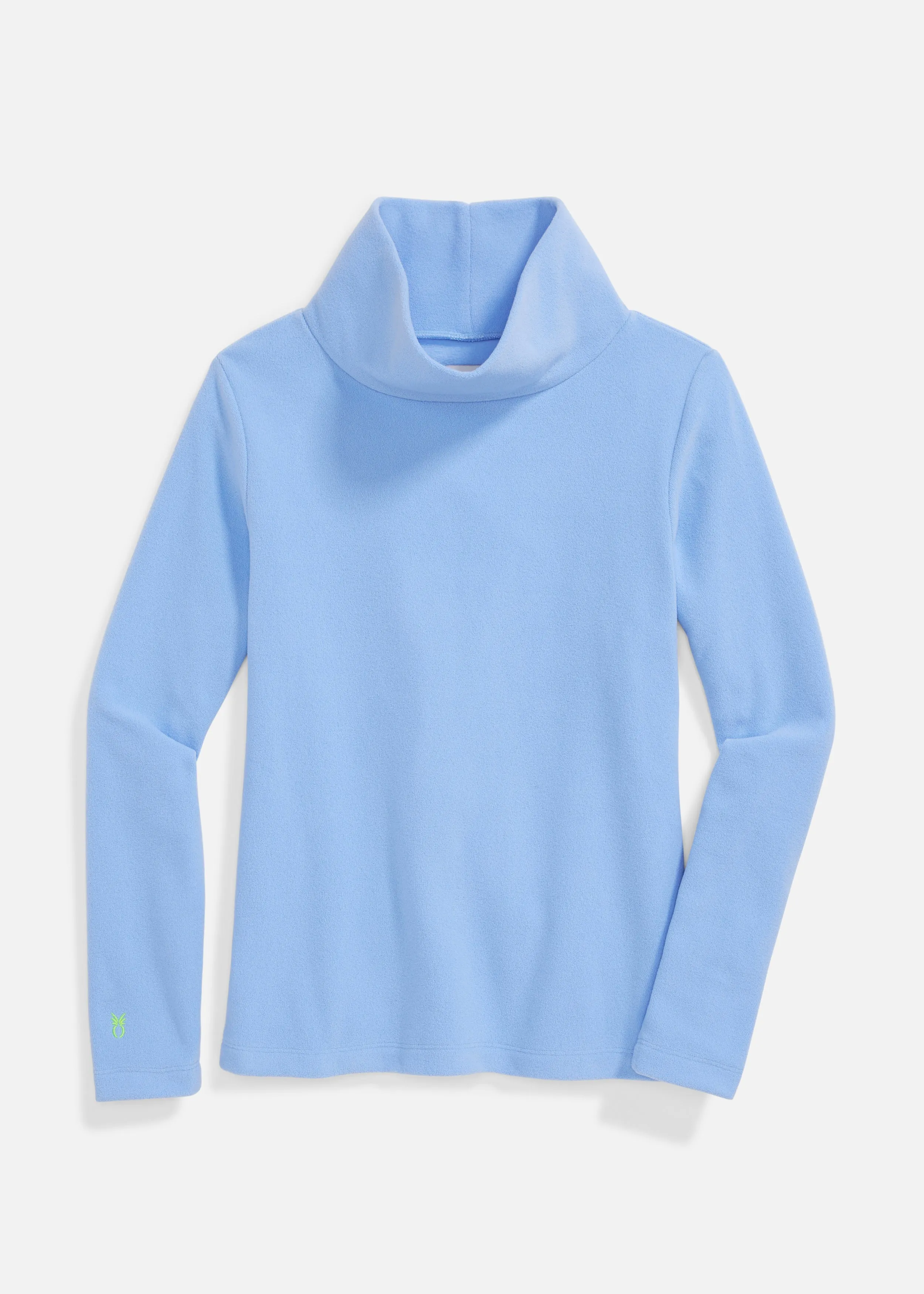 Greenpoint Turtleneck in Terry Fleece (Periwinkle) sold by Dudley Stephens product image thumbnail 5