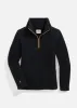 Kaki Pullover in Sherpa Fleece (Black) sold by Dudley Stephens