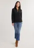 Kaki Pullover in Sherpa Fleece (Black) sold by Dudley Stephens