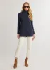 Cobble Hill Turtleneck in Terry Fleece (Navy) sold by Dudley Stephens