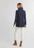 Cobble Hill Turtleneck in Terry Fleece (Navy) sold by Dudley Stephens