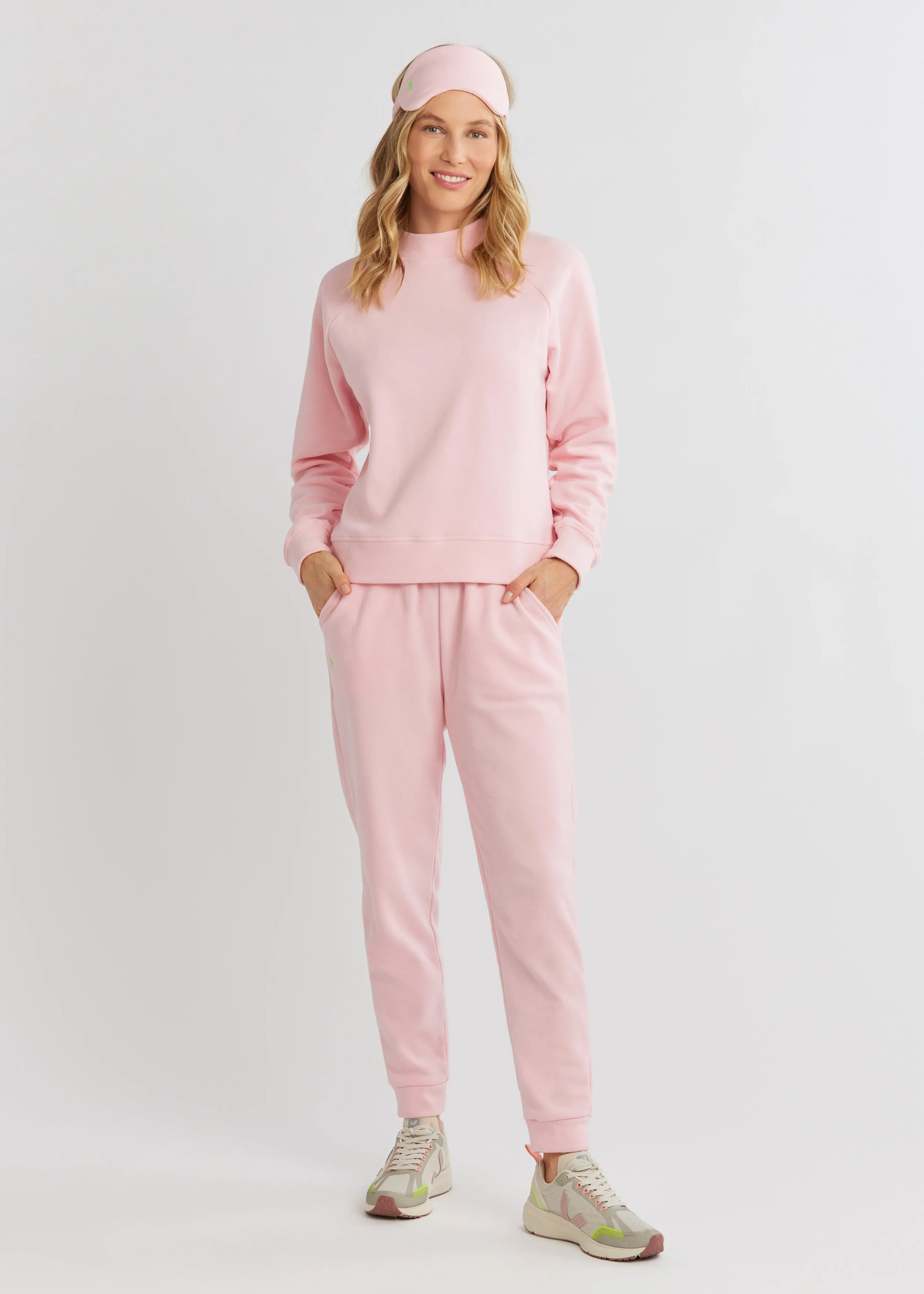 Jay Joggers in Terry Fleece (Pink) sold by Dudley Stephens product image thumbnail 3