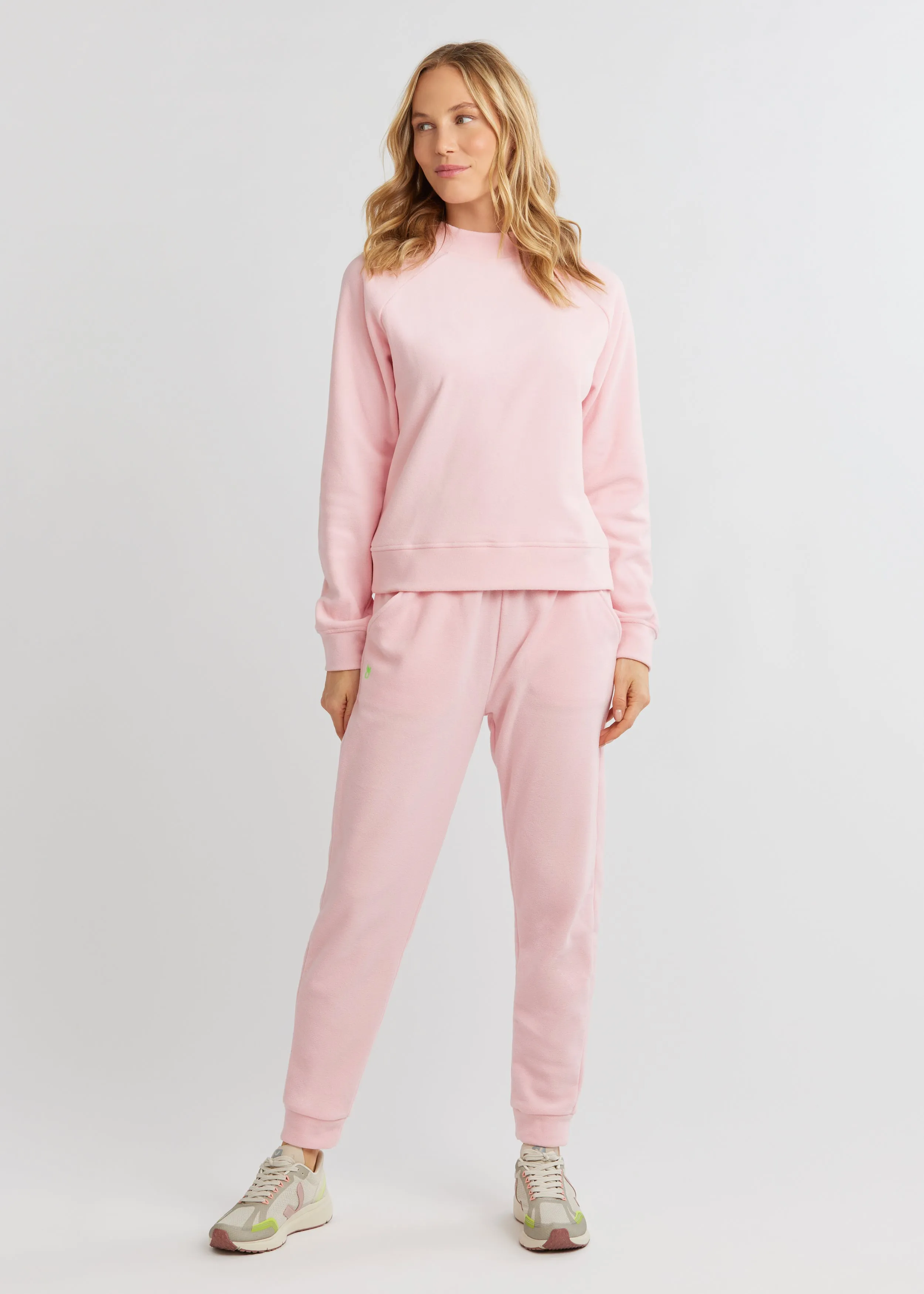 Jay Joggers in Terry Fleece (Pink) sold by Dudley Stephens product image thumbnail 2