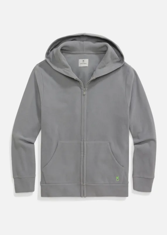 Men's Harborside Hoodie in Terry Fleece (Grey) sold by Dudley Stephens