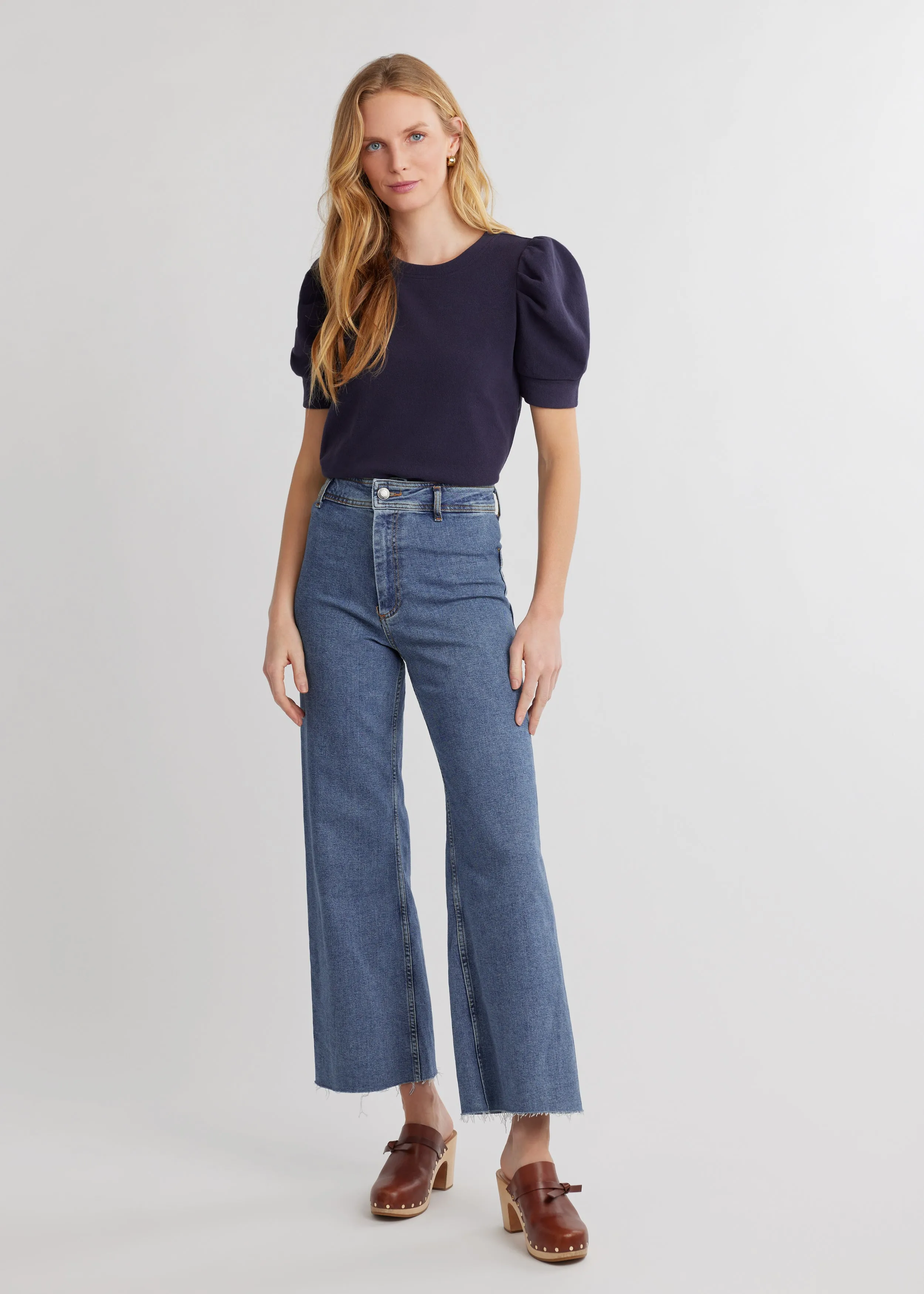 Walker's Point Puff in Terry Fleece (Navy) sold by Dudley Stephens product image thumbnail 2