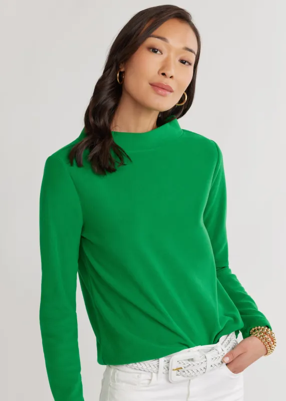 Brighton Boatneck in Terry Fleece (Kelly Green) sold by Dudley Stephens