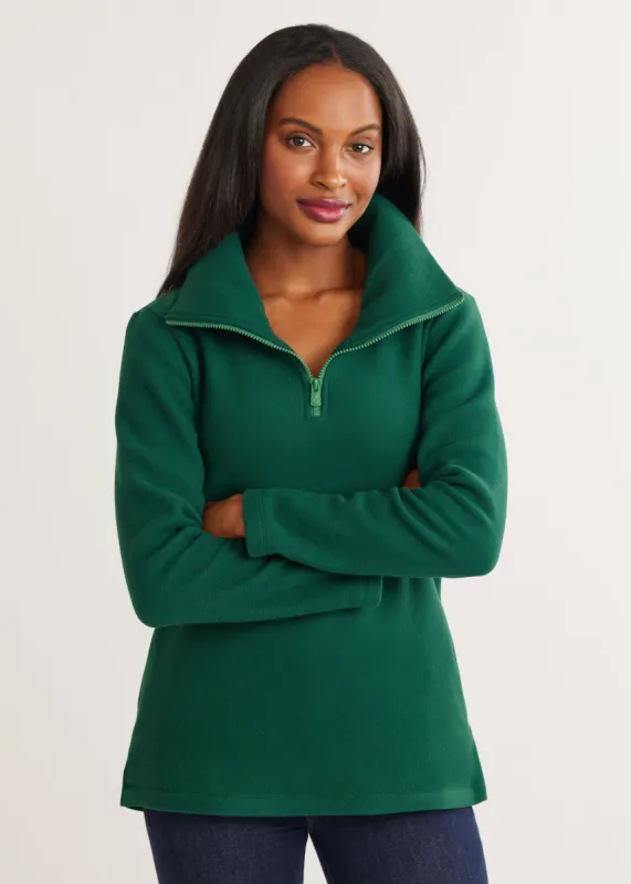 Prospect Pullover in Vello Fleece (Emerald) sold by Dudley Stephens