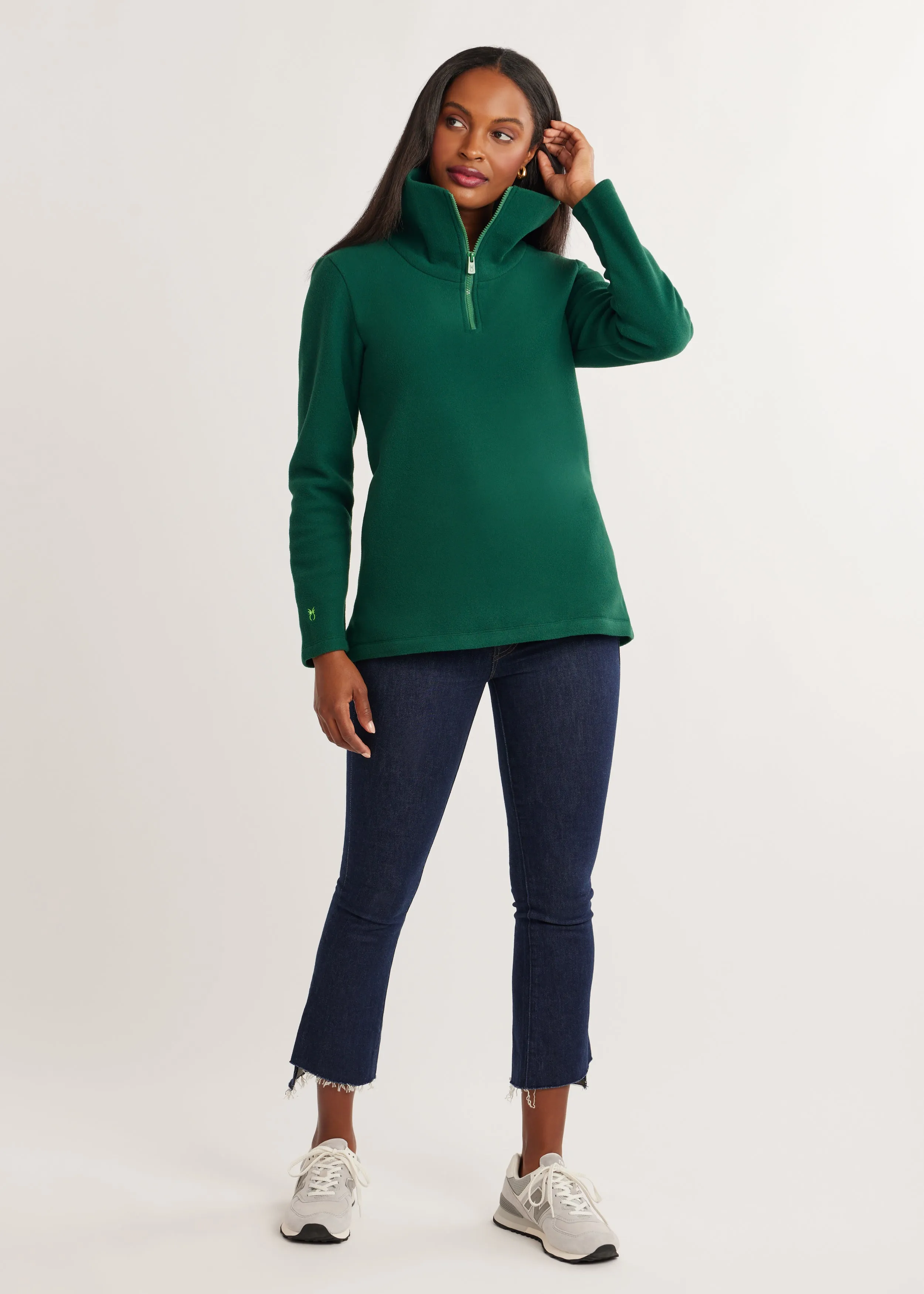 Prospect Pullover in Vello Fleece (Emerald) sold by Dudley Stephens product image thumbnail 2