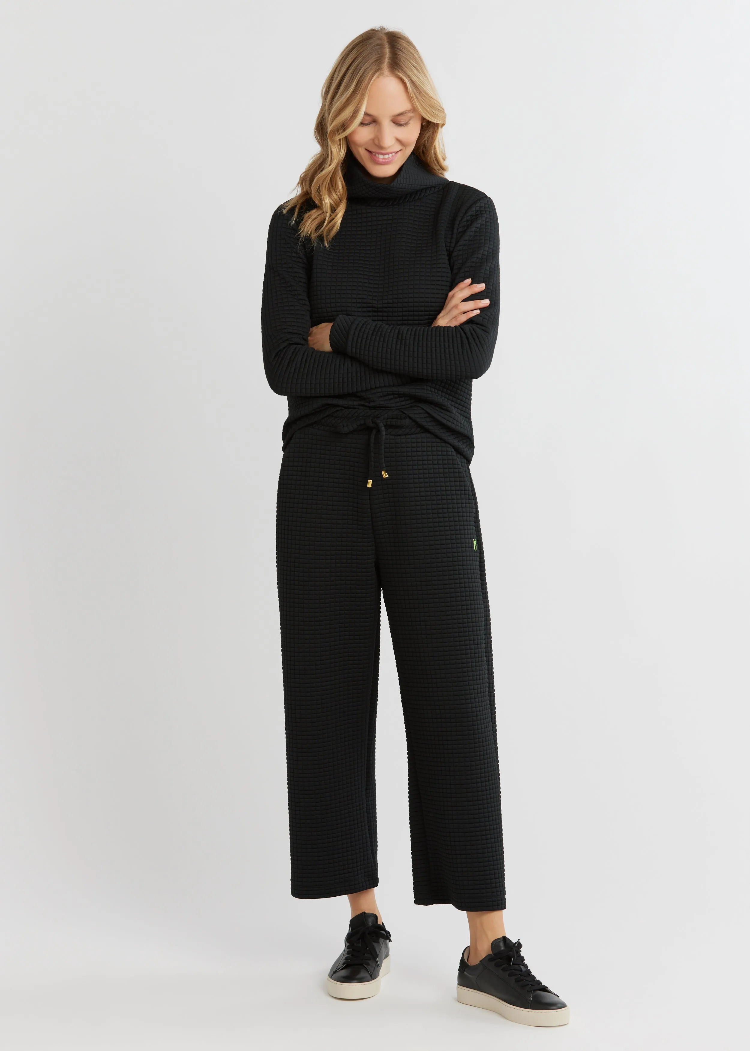 Palisades Pants in Waffle (Black) sold by Dudley Stephens product image thumbnail 2