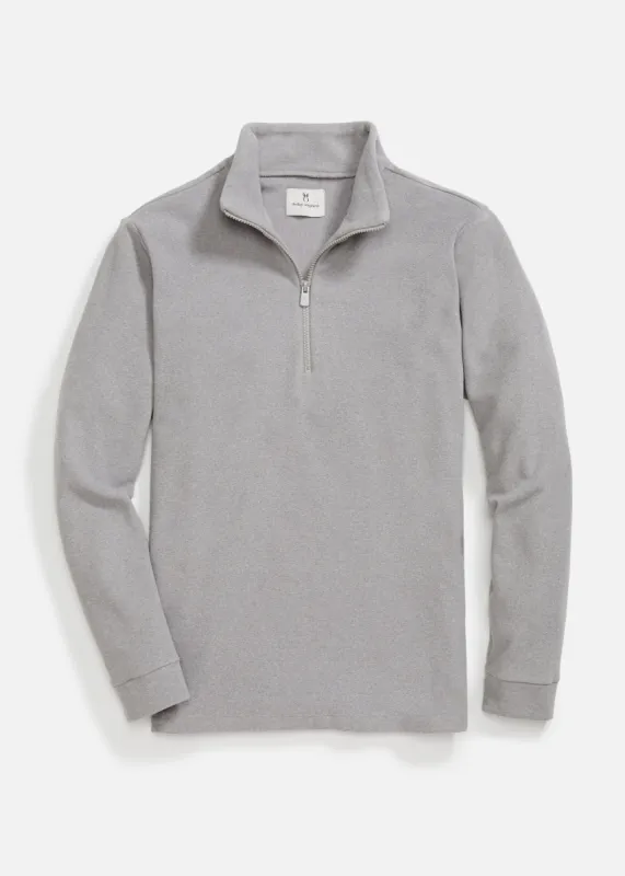 Men's Duffield Pullover in Terry Fleece (Heather Grey) sold by Dudley Stephens