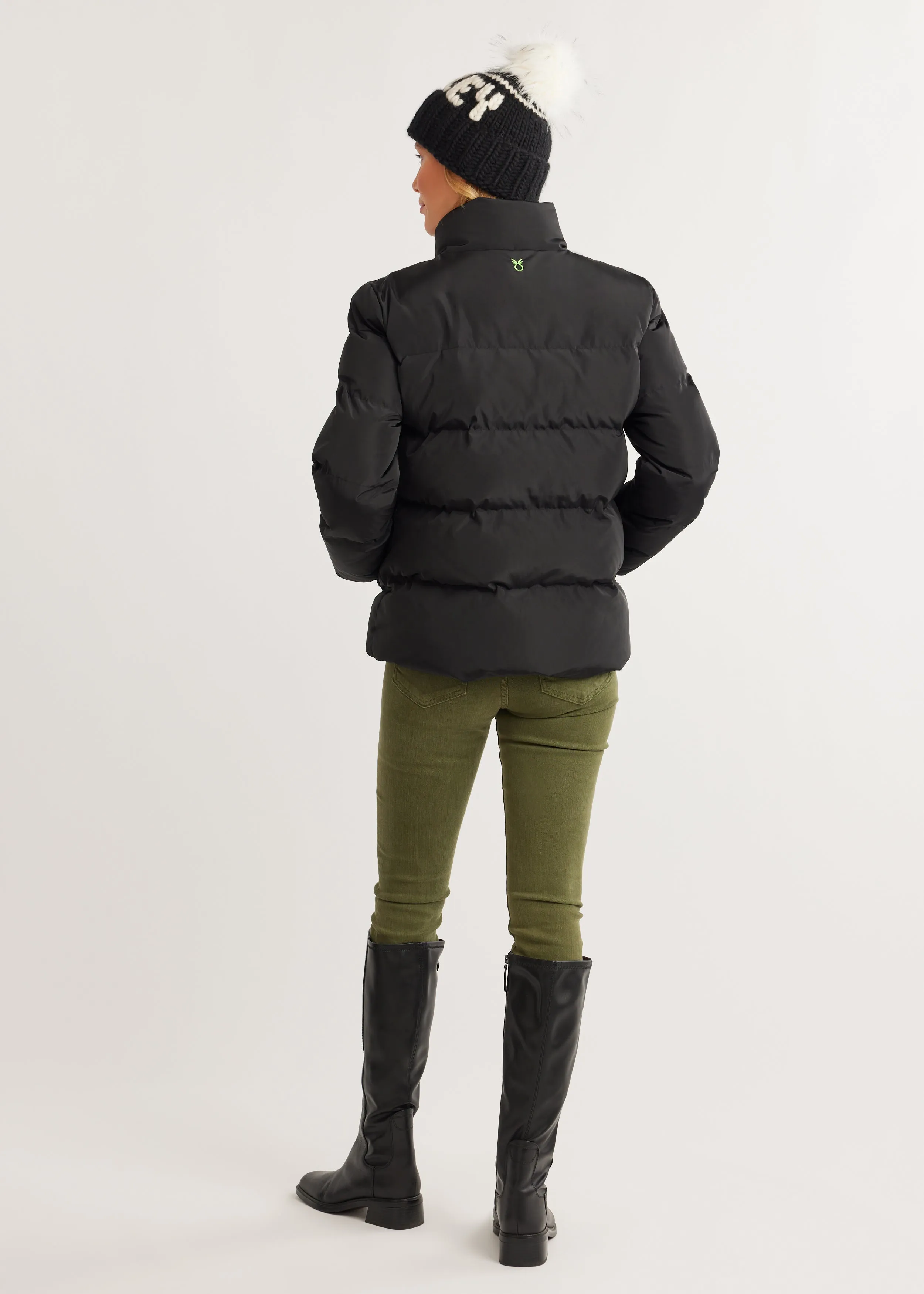 Astrid Puffer in Lustre Puff (Black) sold by Dudley Stephens product image thumbnail 5