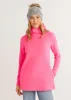 Cobble Hill Turtleneck in Vello Fleece (Neon Pink) sold by Dudley Stephens
