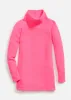 Cobble Hill Turtleneck in Vello Fleece (Neon Pink) sold by Dudley Stephens