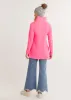 Cobble Hill Turtleneck in Vello Fleece (Neon Pink) sold by Dudley Stephens