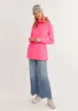 Cobble Hill Turtleneck in Vello Fleece (Neon Pink) sold by Dudley Stephens