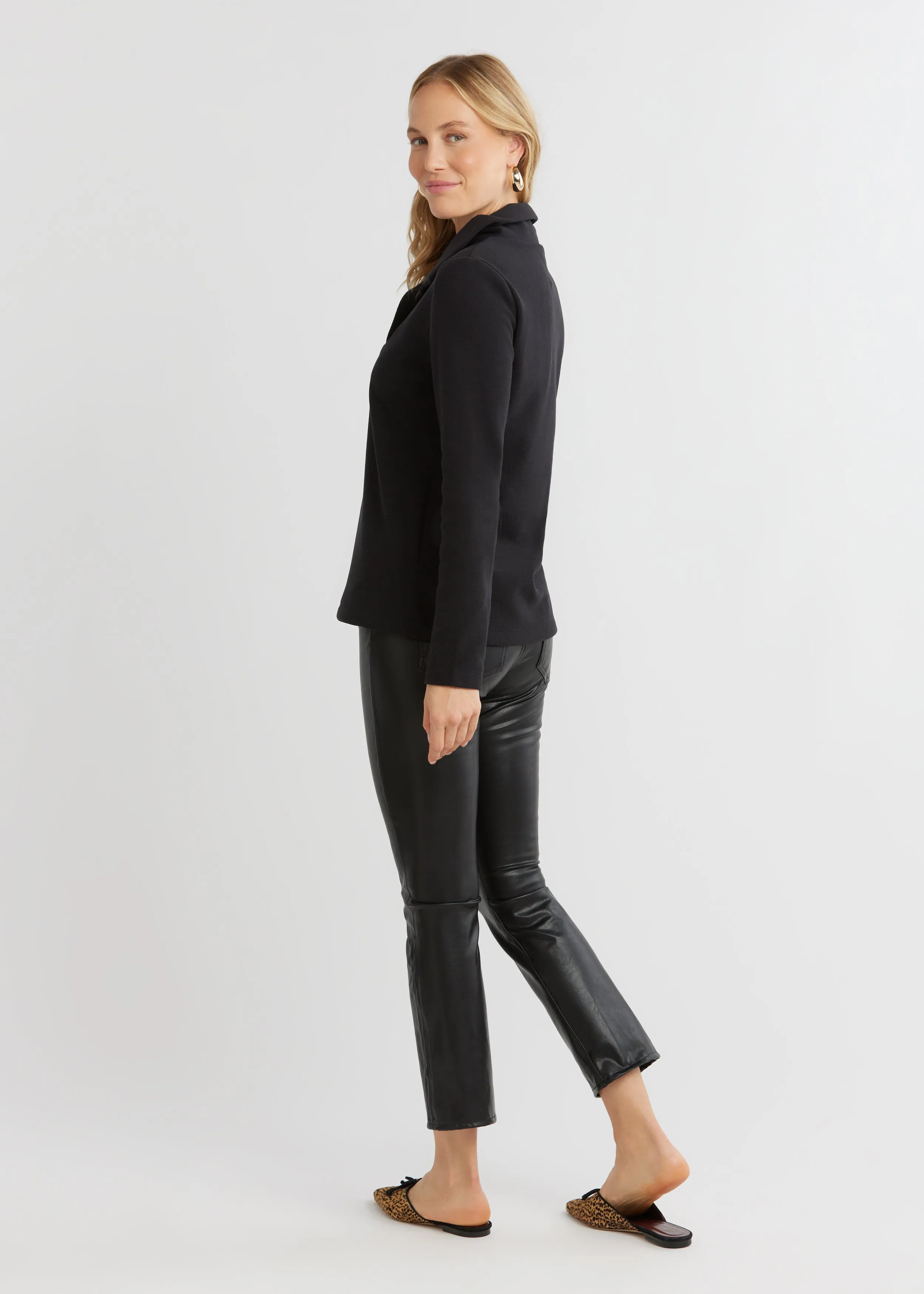 Sheffield Island Pullover in Terry Fleece (Black) sold by Dudley Stephens product image thumbnail 4