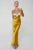 Celine Dress in Gold sold by RESA
