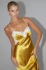 Celine Dress in Gold sold by RESA